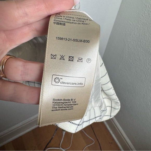 Scotch & Soda Black‎ and White Checkered Jacket - Picture 8 of 11